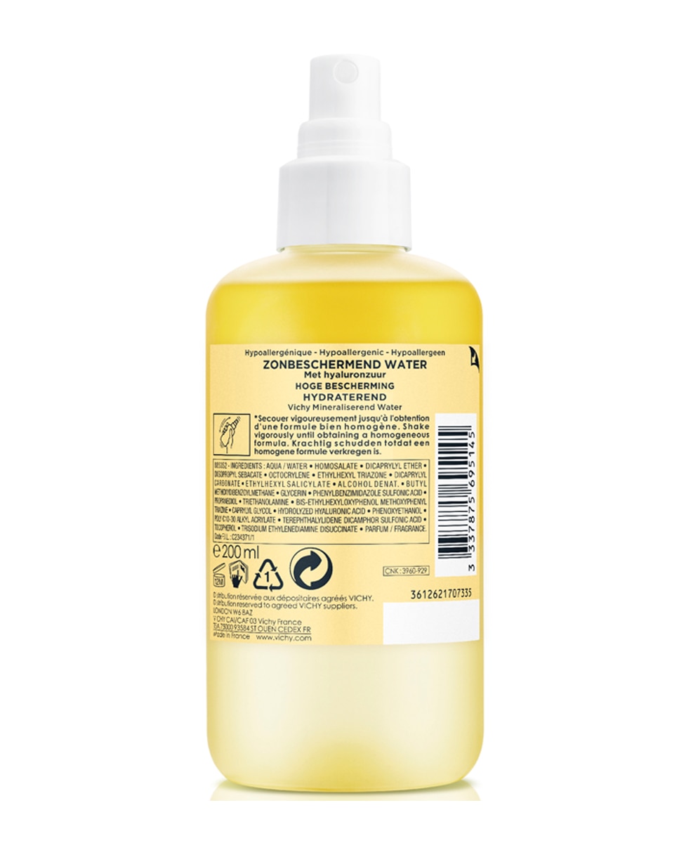 Agua Protectora Hidratante Spf 50 200 ml Vichy - 200 ml 2