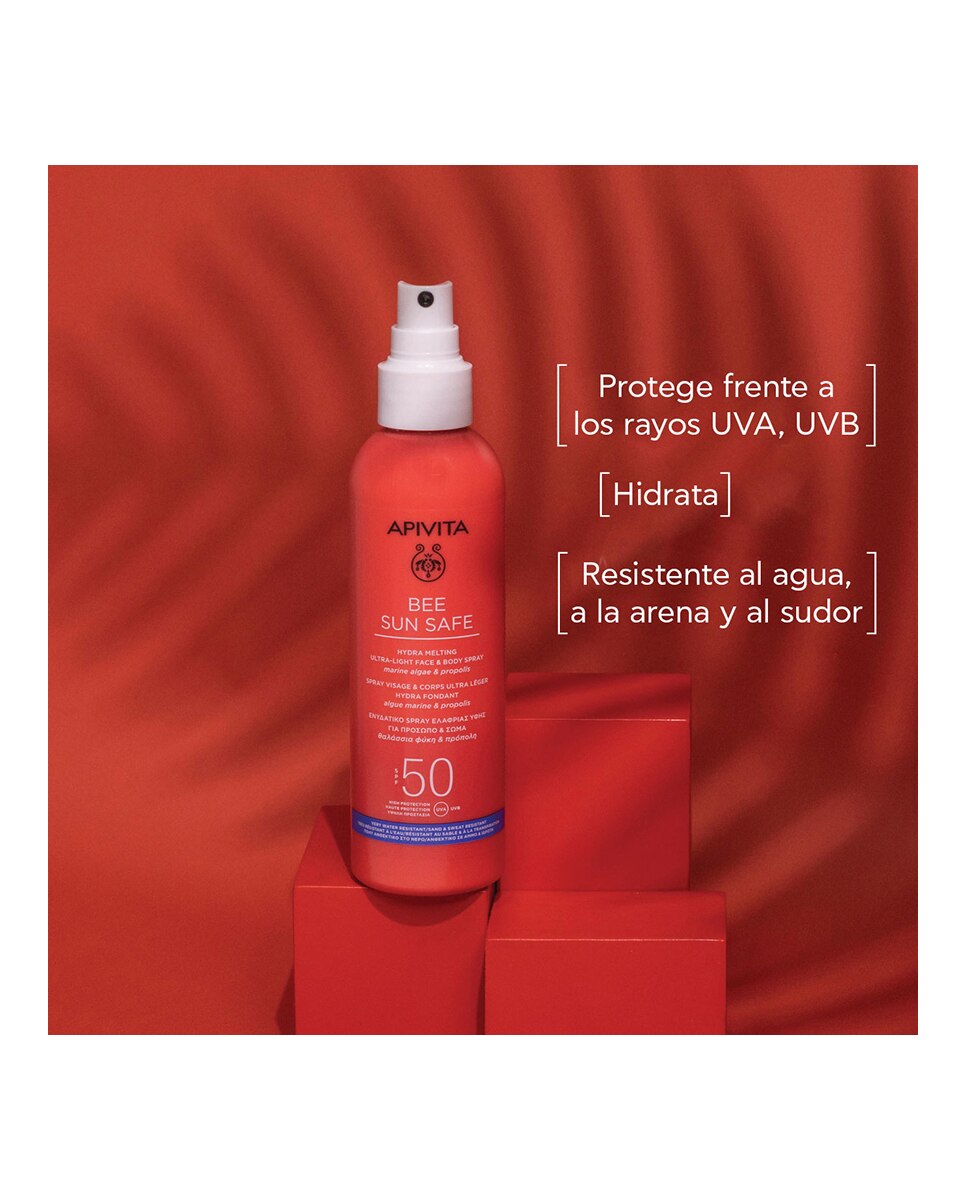 Spray Ultraligero Hydra Melting SPF50 Apivita - 200 ml 2