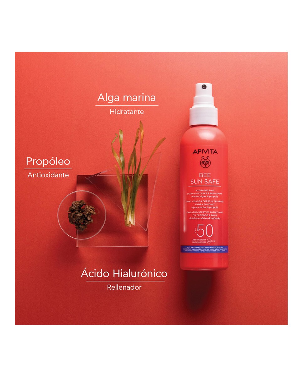 Spray Ultraligero Hydra Melting SPF50 Apivita - 200 ml 3