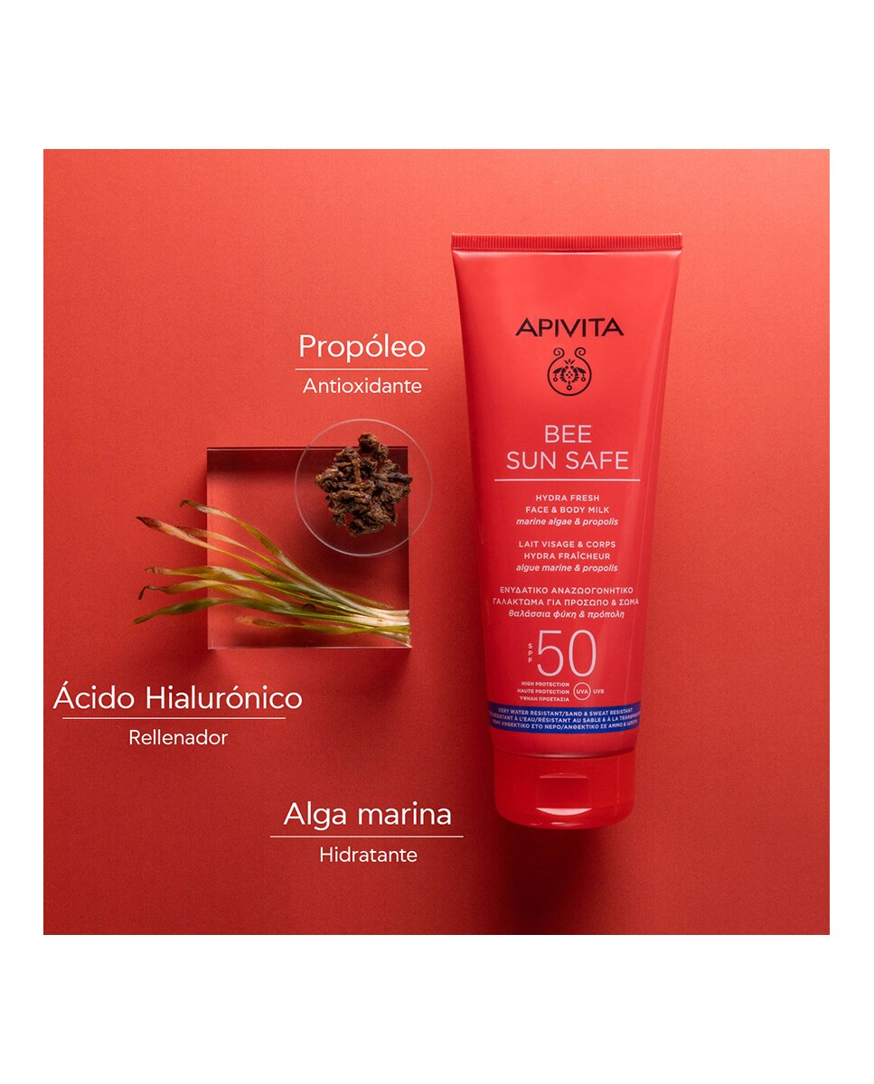 Leche Corporal Hydra Fresh SPF50 Apivita - 200 ml 3
