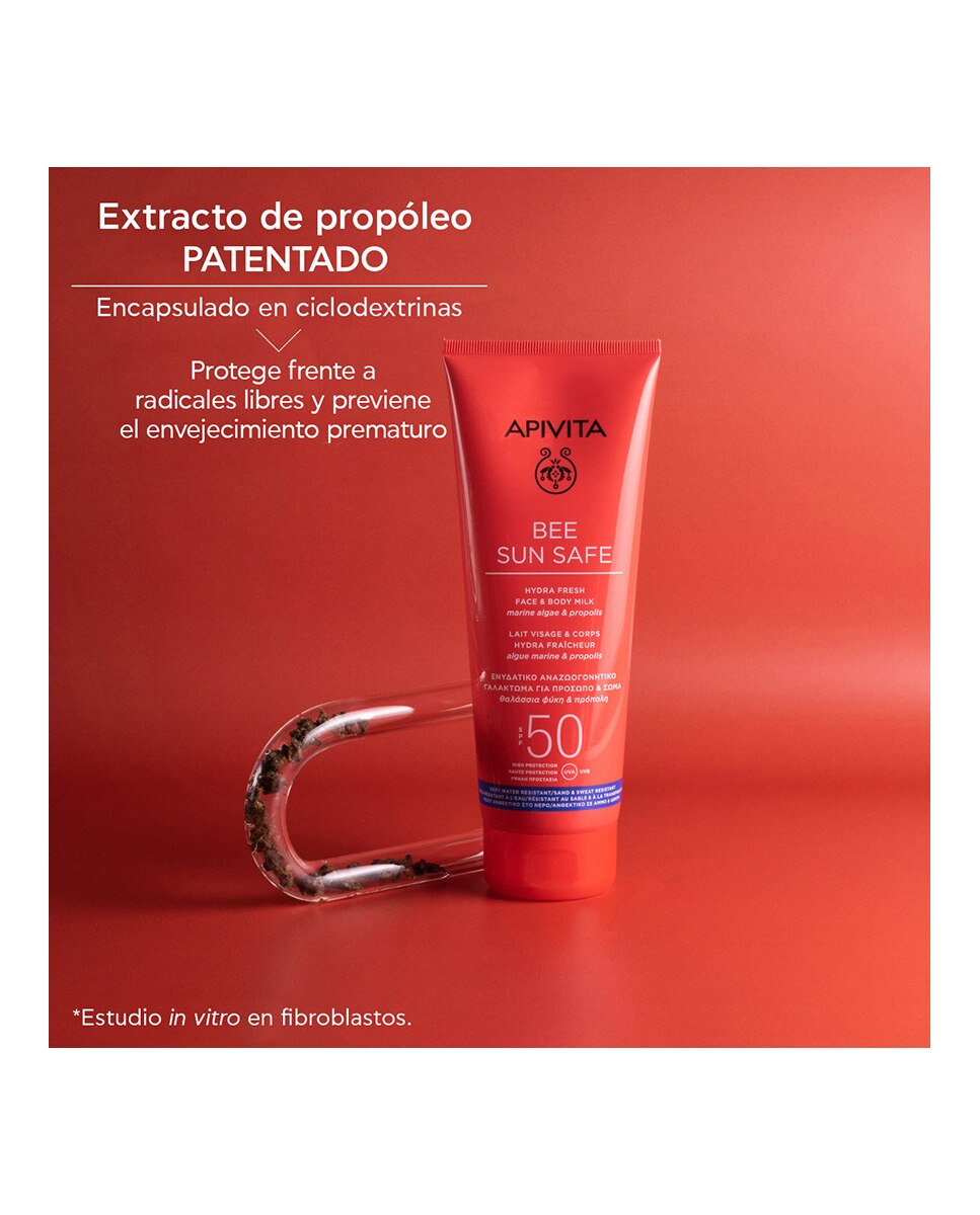 Leche Corporal Hydra Fresh SPF50 Apivita - 200 ml 5