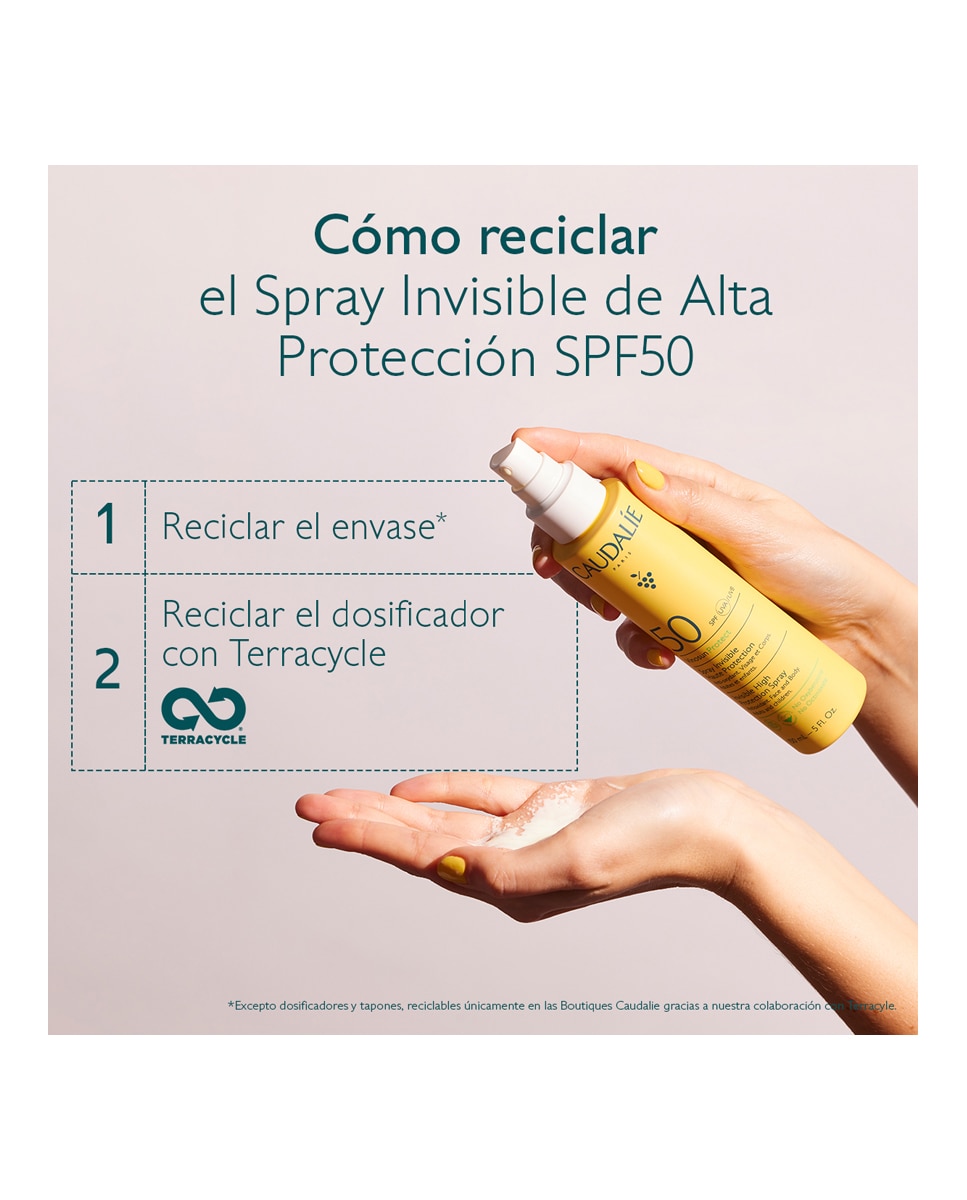 Spray De Alta Protección SPF50 Vinosun Caudalie - 150 ml 7