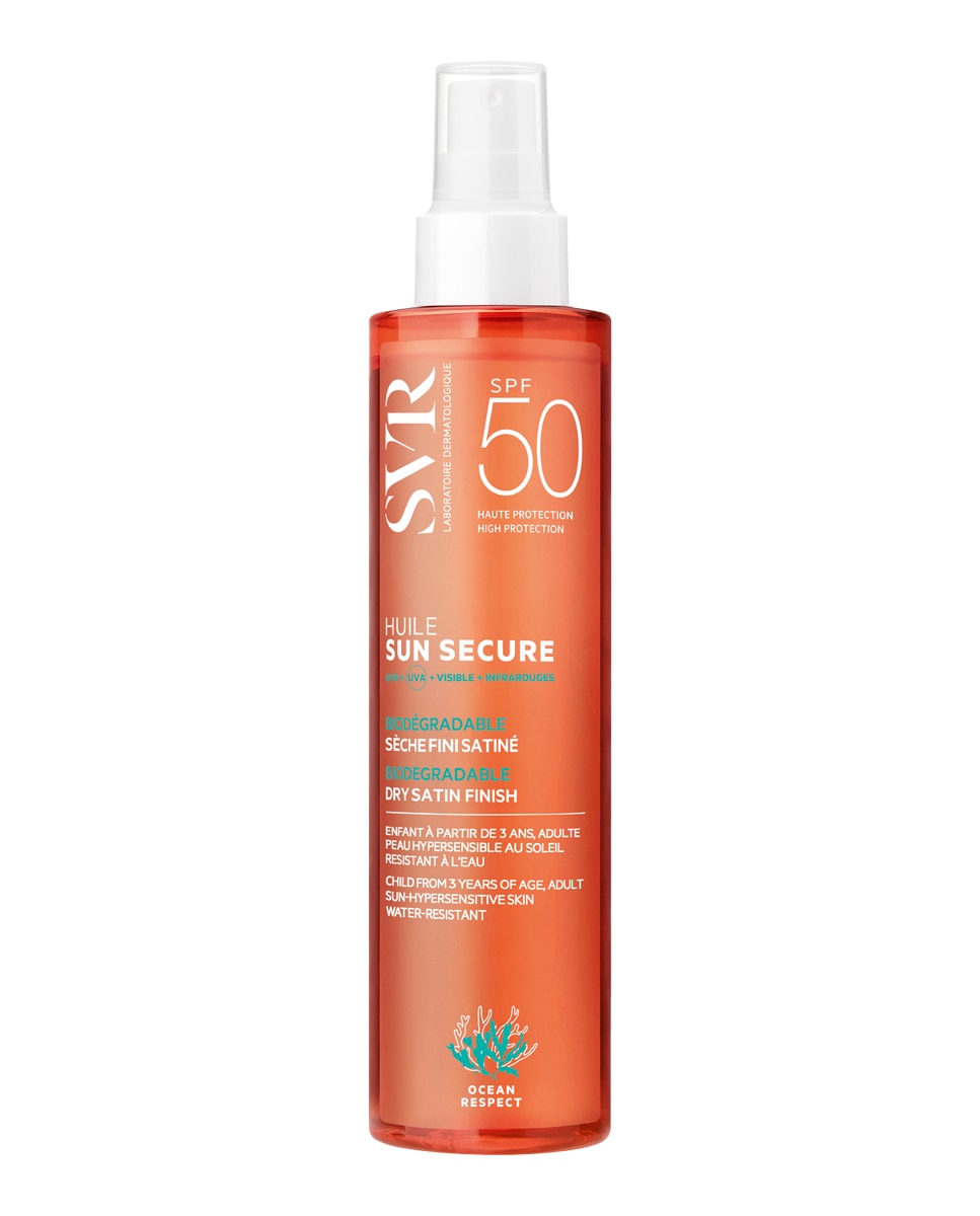 Imagen 0 de Aceite Biodegradable de Acabado Seco SPF50 Sun Secure Huile Seche SPF50 SVR