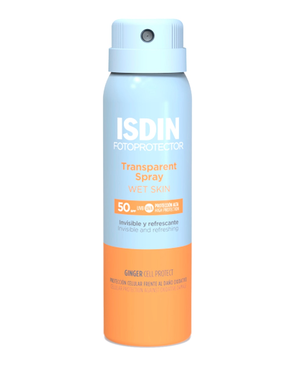 Imagen 0 de Fotoprotector Transparent Spray Wet Skin SPF50 100 ml Isdin