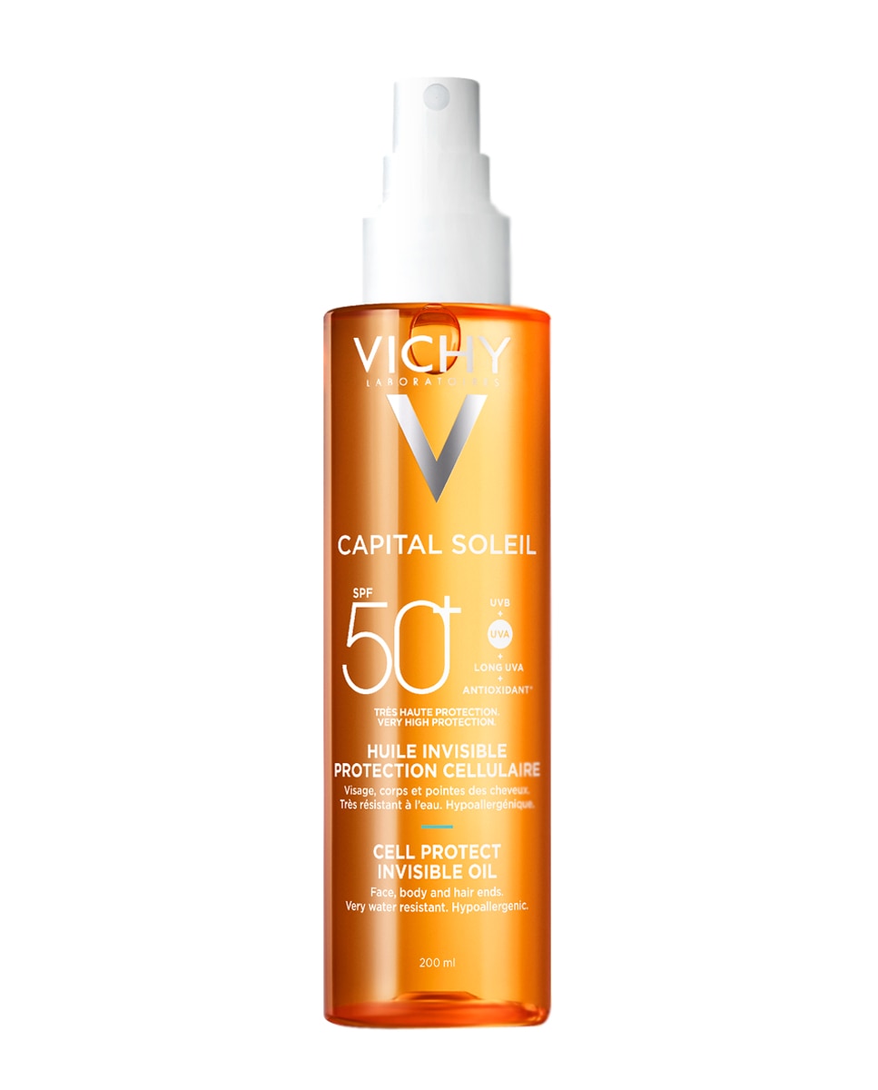 Aceite invisible Capital Soleil Cell Protect SPF50+ Vichy - 200 ml 1