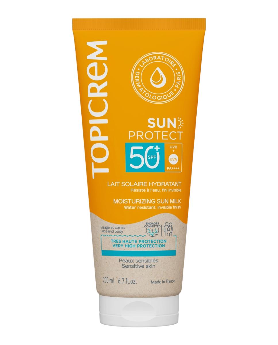 Topicrem - Leche corporal SPF50+ Sun Protect 200 ml Topicrem.