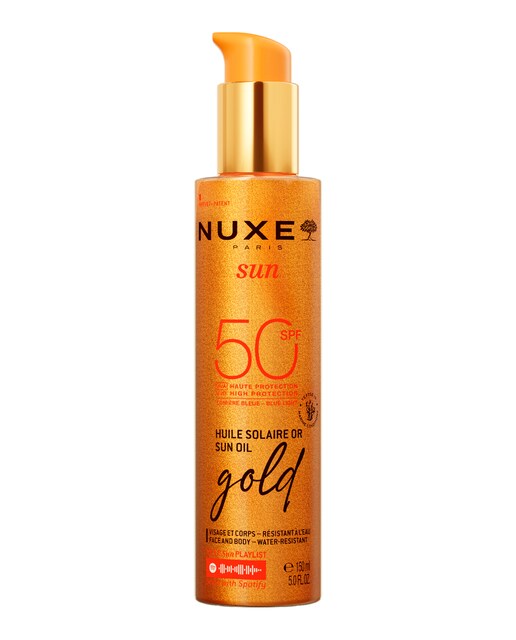 Imagen 0 de Aceite Bronceador Gold SPF50 Rostro y Cuerpo 150 ml Nuxe