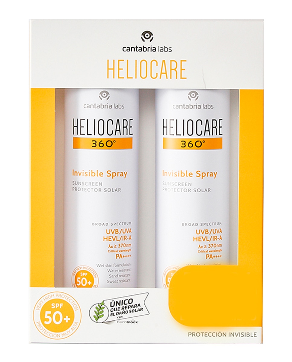 Imagen 0 de Pack Duo Protector Solar Corporal 360°º  Invisible  Spray Heliocare