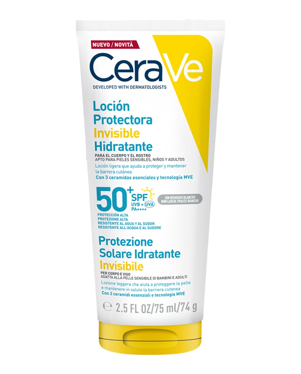 Loción Protectora Invisible Hidratante SPF 50+ CeraVe - 75 ml 1