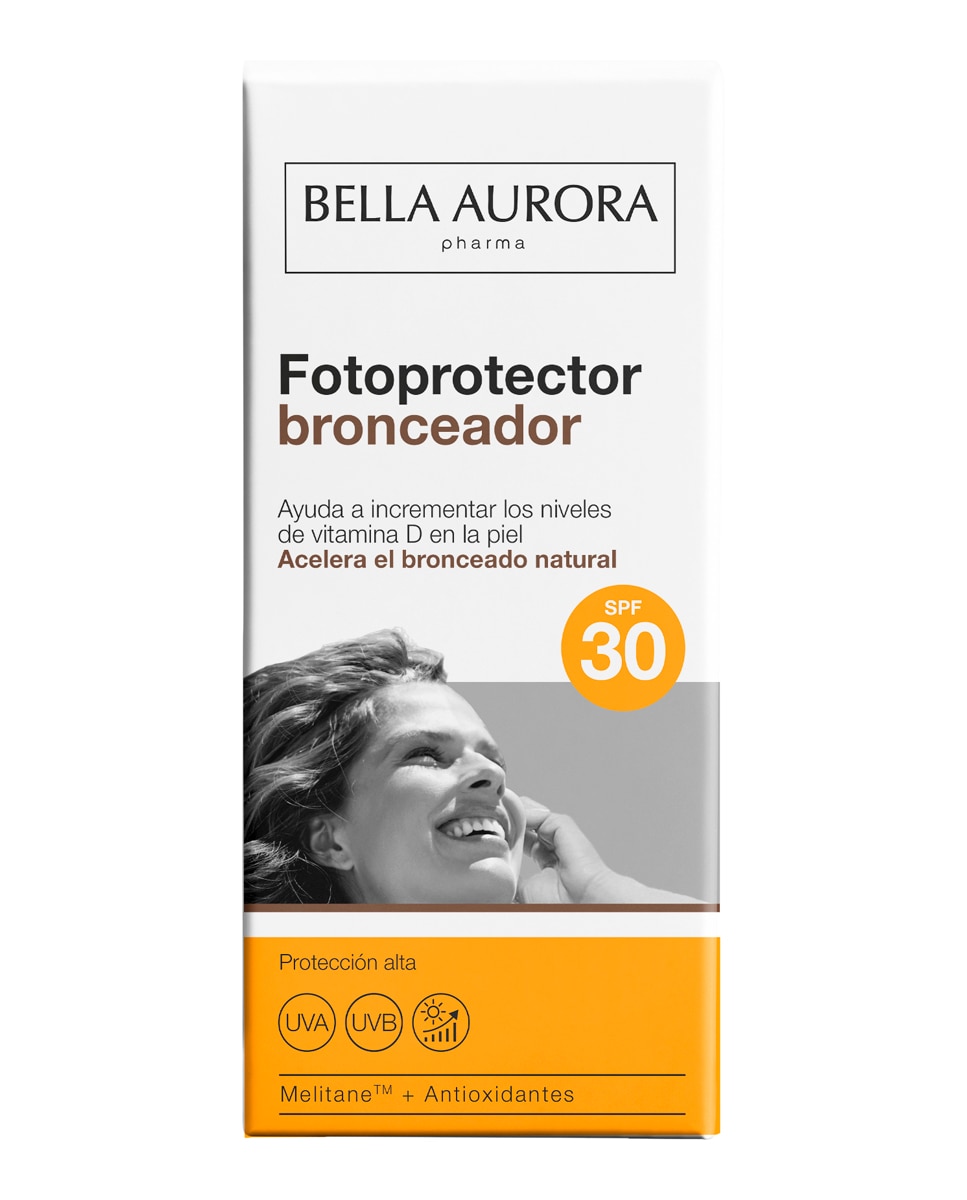 Imagen 1 de Fotoprotector bronceador SPF30 50 ml Bella Aurora