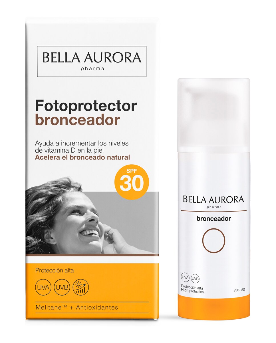 Imagen 5 de Fotoprotector bronceador SPF30 50 ml Bella Aurora - 50 ml