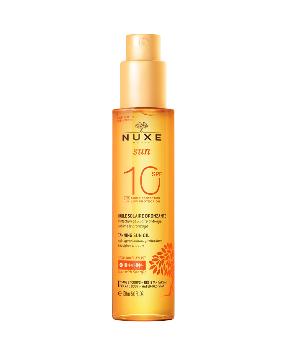 Imagen 0 de Aceite Bronceador Rostro y Cuerpo SPF 10 Nuxe Sun
