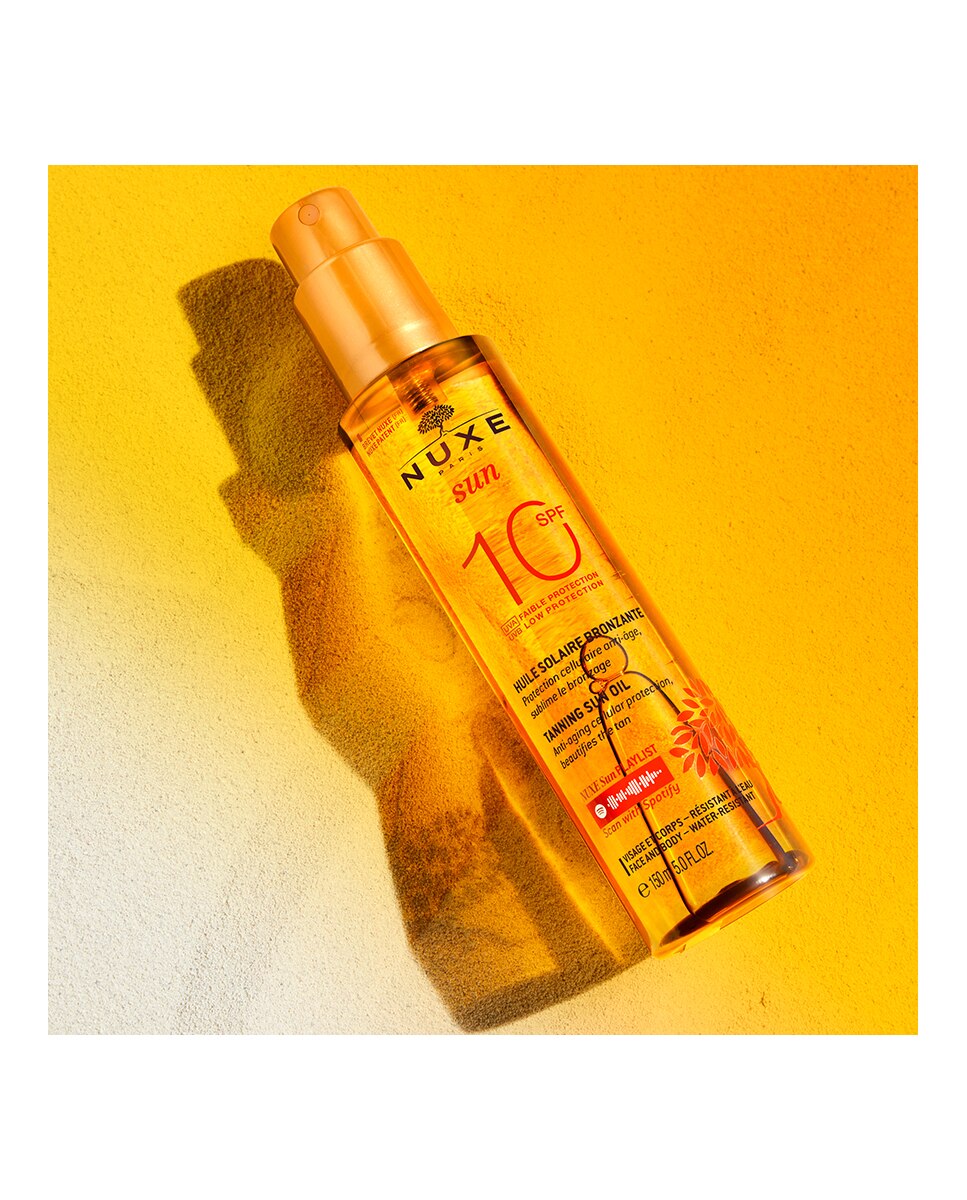 Aceite Bronceador Rostro y Cuerpo SPF 10 Nuxe Sun - 150 ml 3