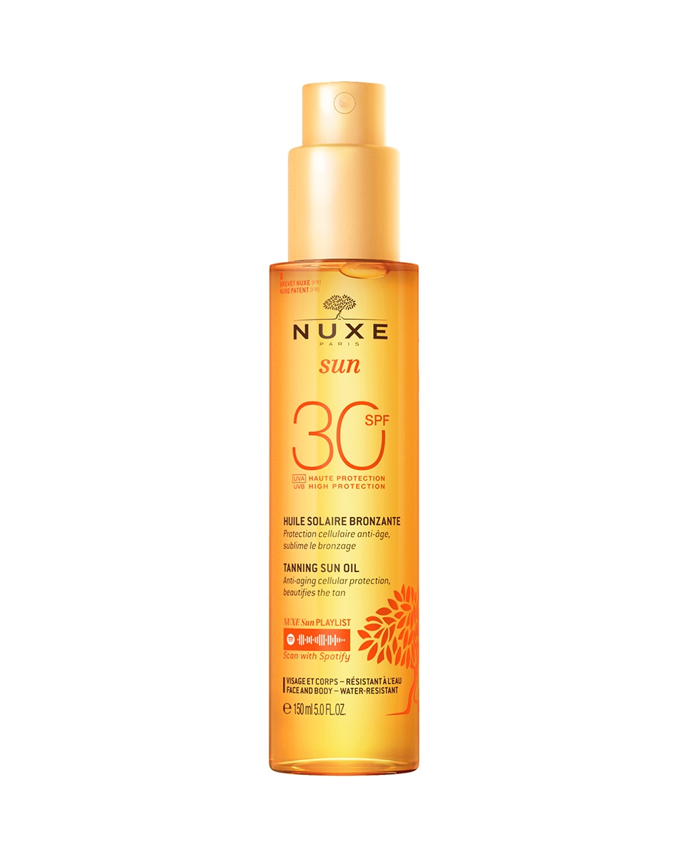 Imagen 0 de Aceite Bronceador Rostro y Cuerpo SPF 30 Nuxe Sun