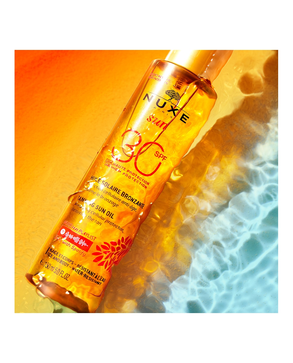 Aceite Bronceador Rostro y Cuerpo SPF 30 Nuxe Sun - 150 ml 3