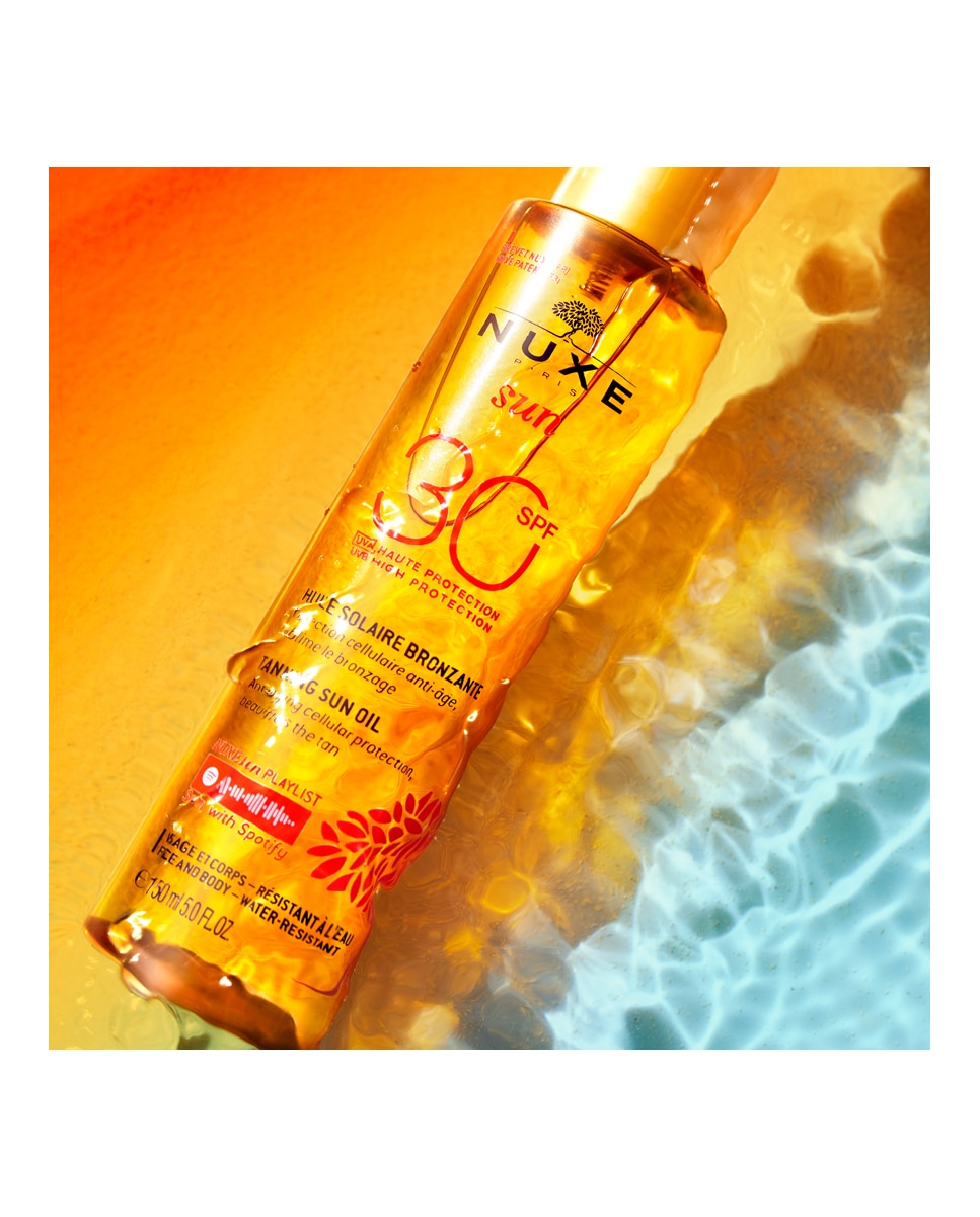 Aceite Bronceador Rostro y Cuerpo SPF 30 Nuxe Sun - 150 ml 5