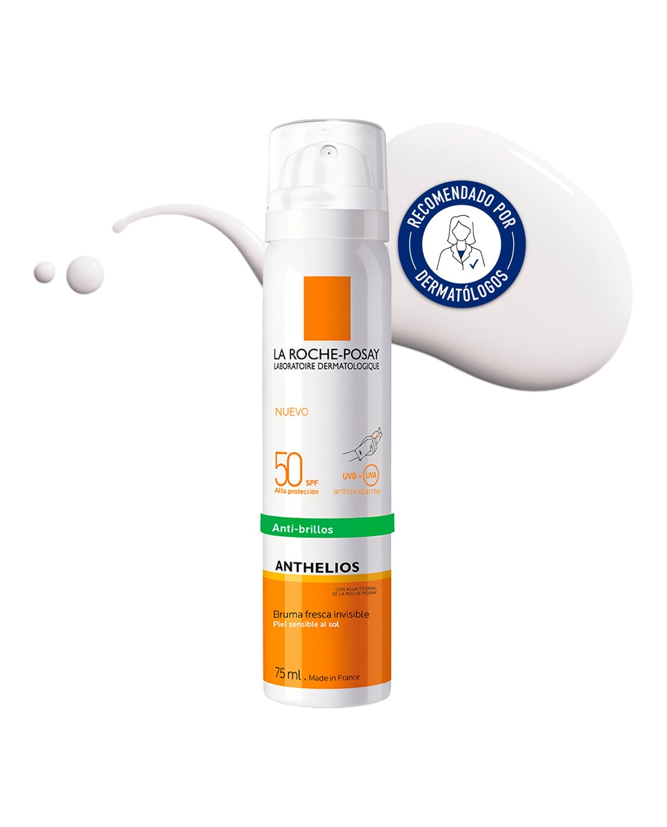 Anthelios Bruma Facial spf50 Protector Solar Rostro Piel Sensible La Roche-Posay - 75 ml 2