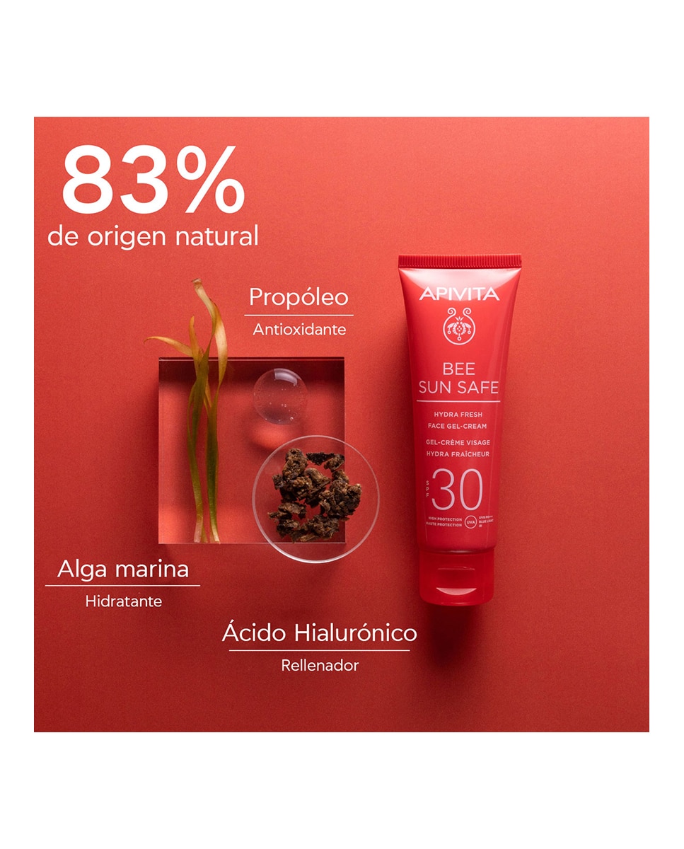 Gel-Crema Hydra Fresh SPF30 Apivita - 50 ml 3
