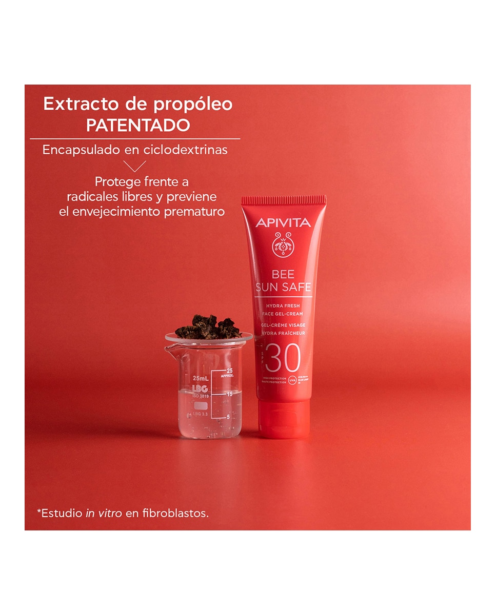 Gel-Crema Hydra Fresh SPF30 Apivita - 50 ml 6