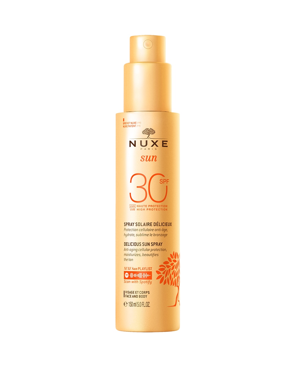 Spray Solar Delicioso Protección para Rostro y Cuerpo SPF30 Nuxe Sun - 150 ml 1