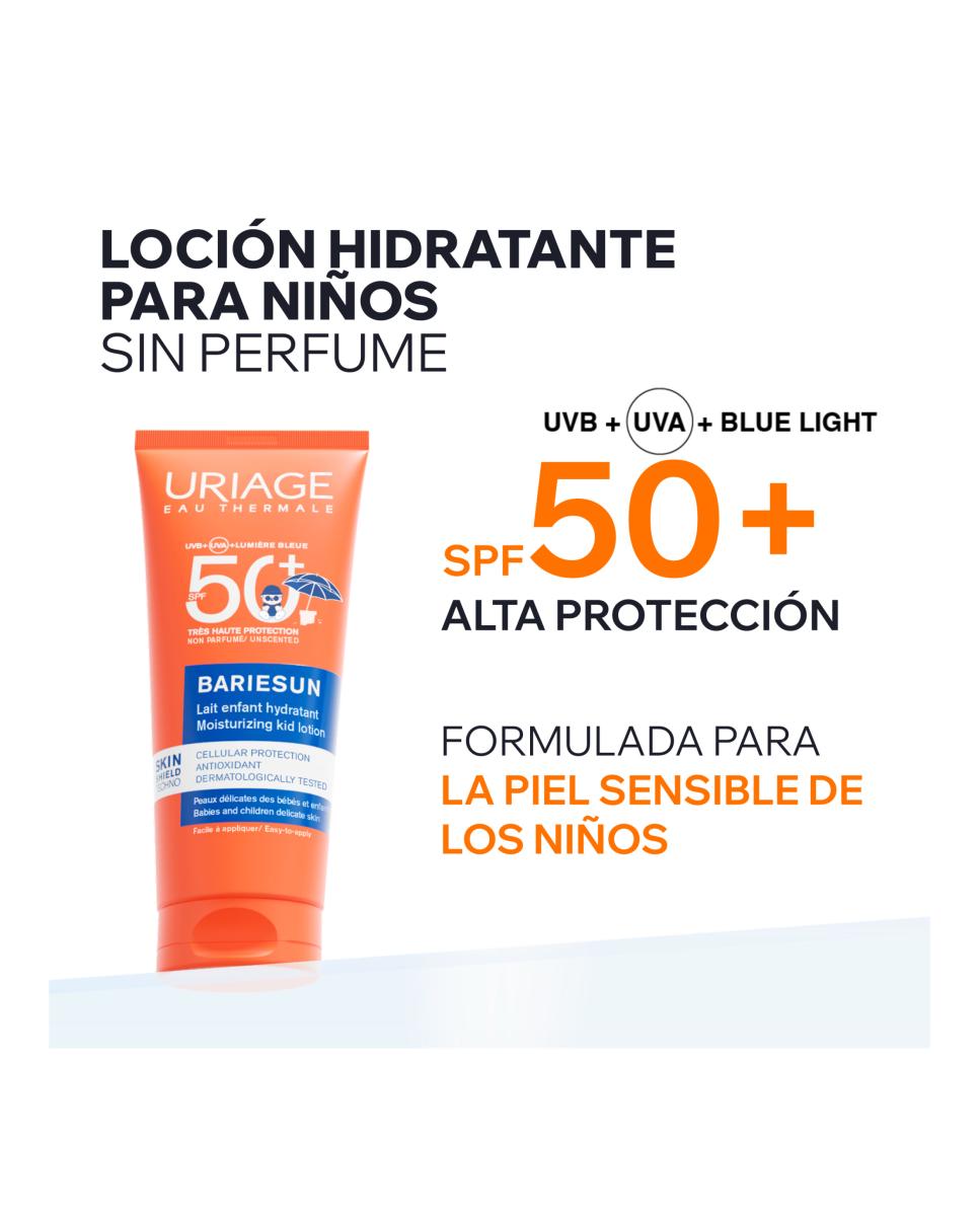 Protección Solar Leche Niños Bariésun Spf 50+ 100 Ml Uriage - 100 ml 2