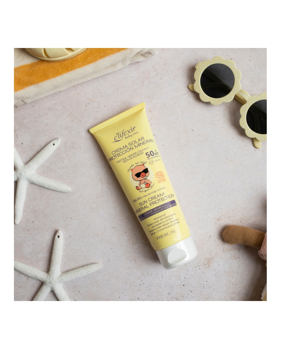 Crema Solar Mineral Protección Spf+50 Piel Sensible Elifexir Baby Care Elifexir - 100 ml 7