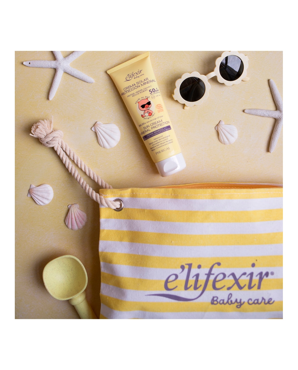 Crema Solar Mineral Protección Spf+50 Piel Sensible Elifexir Baby Care Elifexir - 100 ml 8