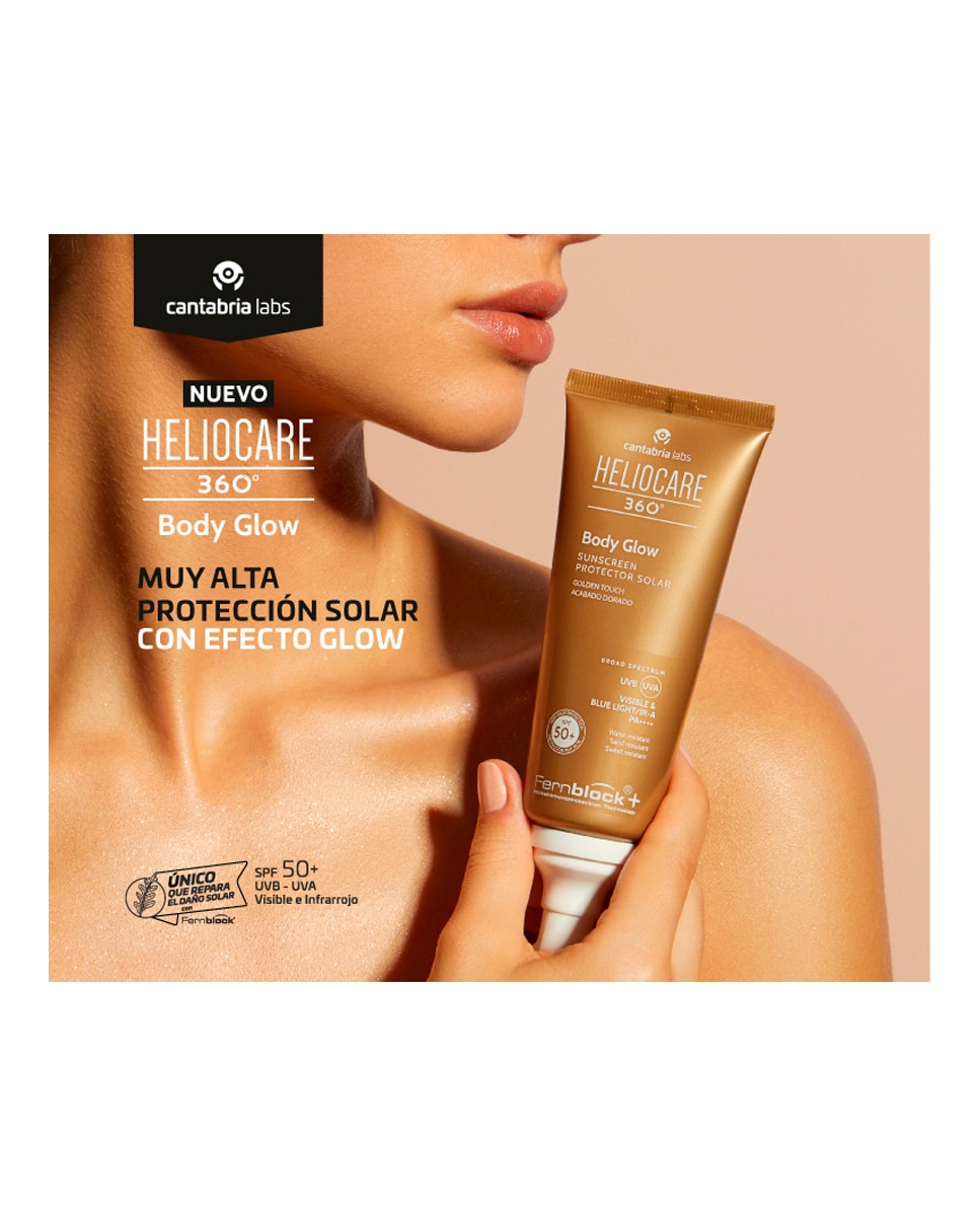 Protección Solar Heliocare 360 Body Glow Spf 50 Heliocare - 100 ml 7