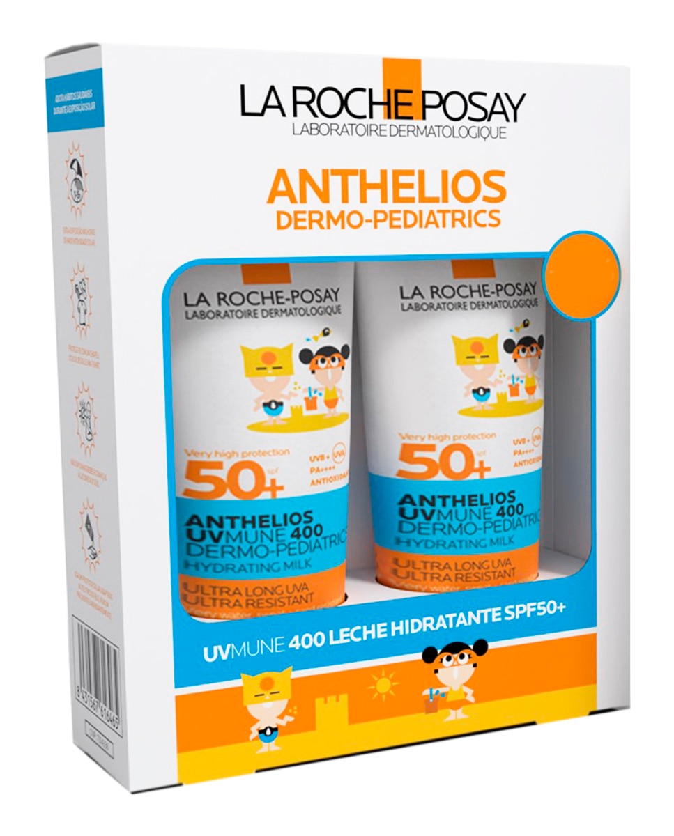 La Roche Posay - Protector Solar Cuerpo Duplo Anthelios Leche Dermopediatrics Spf 50+ La Roche Posay.