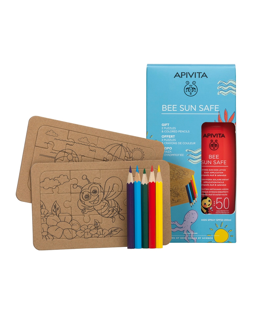 Imagen 2 de Cofre Hydra Sun Spray Infantil Spf50 Apivita