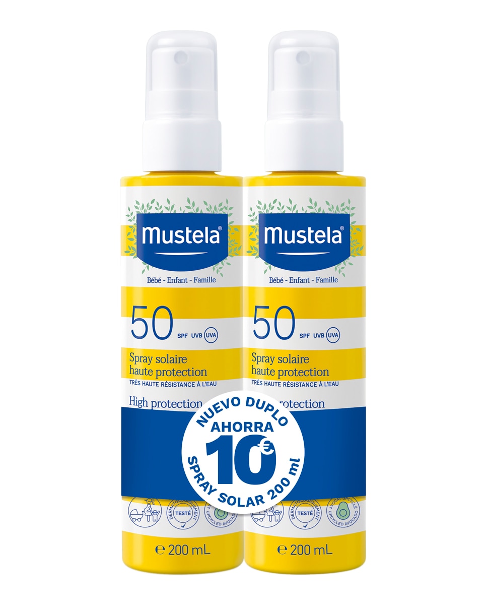 Mustela - Spray solar alta protección SPF 50 200 ml Mustela.