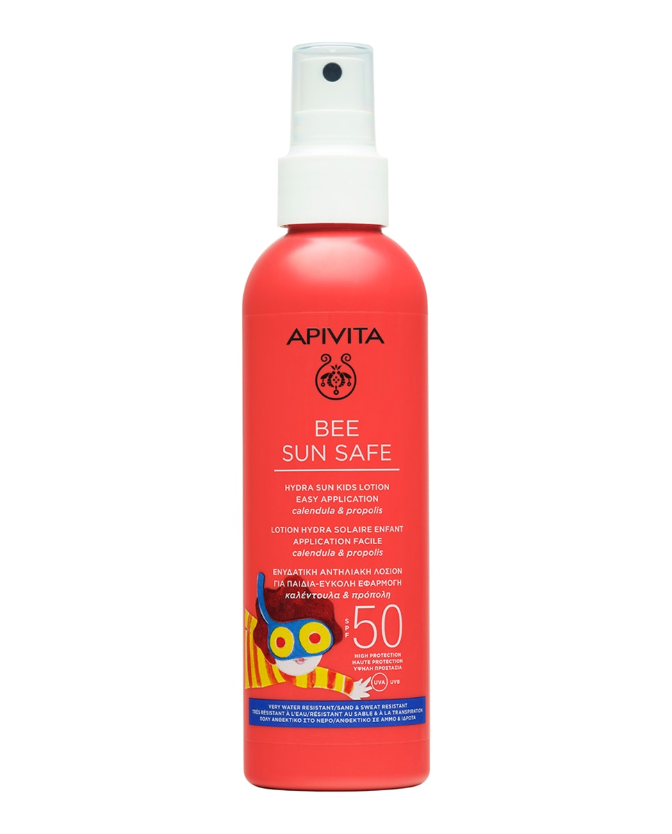 Loción Spray para niños SPF 50 BEE SUN SAFE Hydra Sun Apivita 1