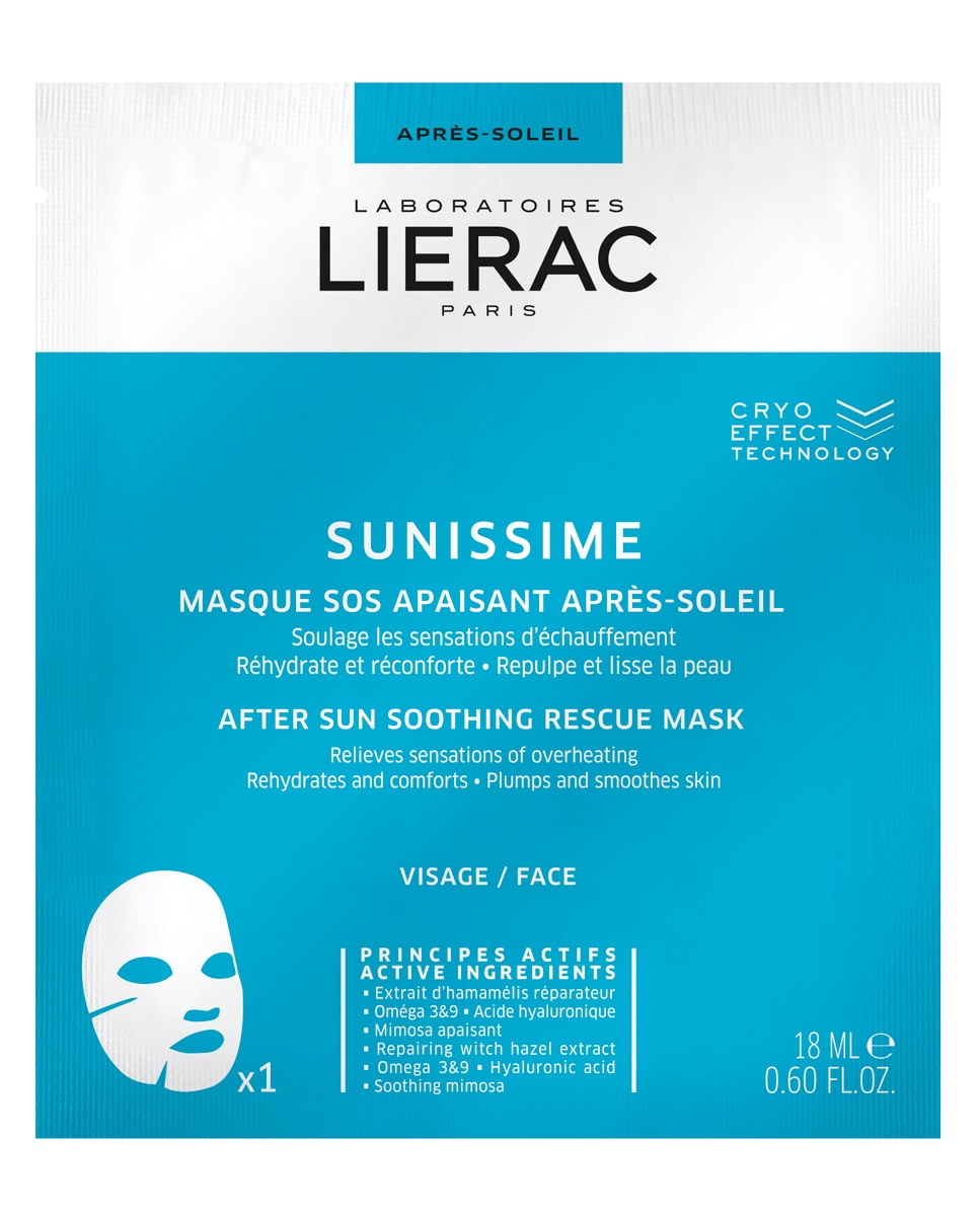 Mascarilla Aftersun Sunissime Monodosis Lierac - 18 ml 1