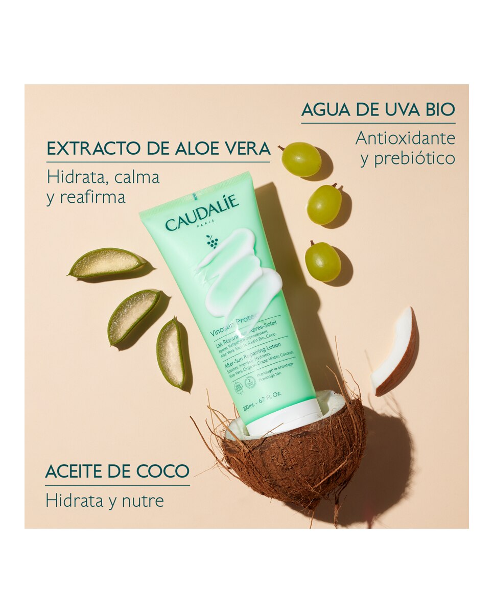 Leche Reparadora After Sun Vinosun 200 ml Caudalie - 200 ml 4