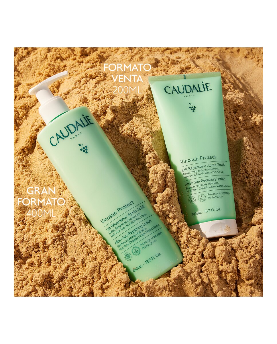 Imagen 5 de Leche Reparadora After Sun Vinosun 400 ml Caudalie - 400 ml