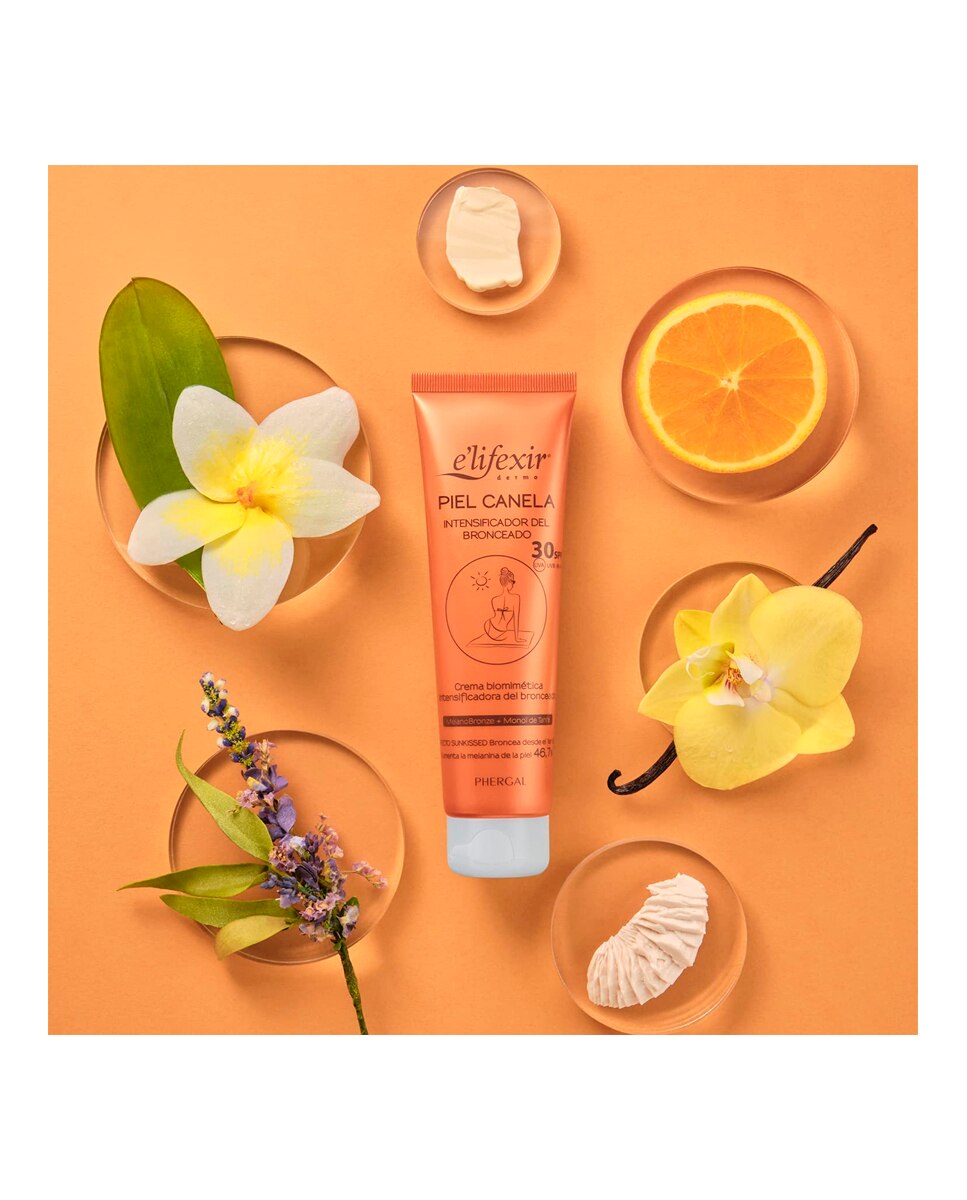 Crema Spf30 Acelerador Bronceado Elifexir Piel Canela Elifexir - 150 ml 4