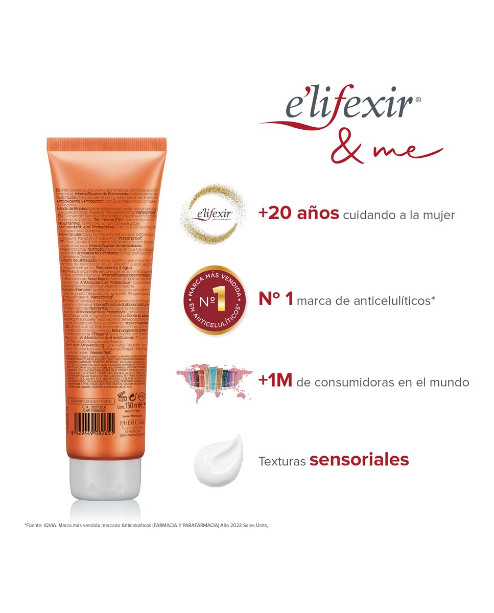 Crema Spf30 Acelerador Bronceado Elifexir Piel Canela Elifexir - 150 ml 10