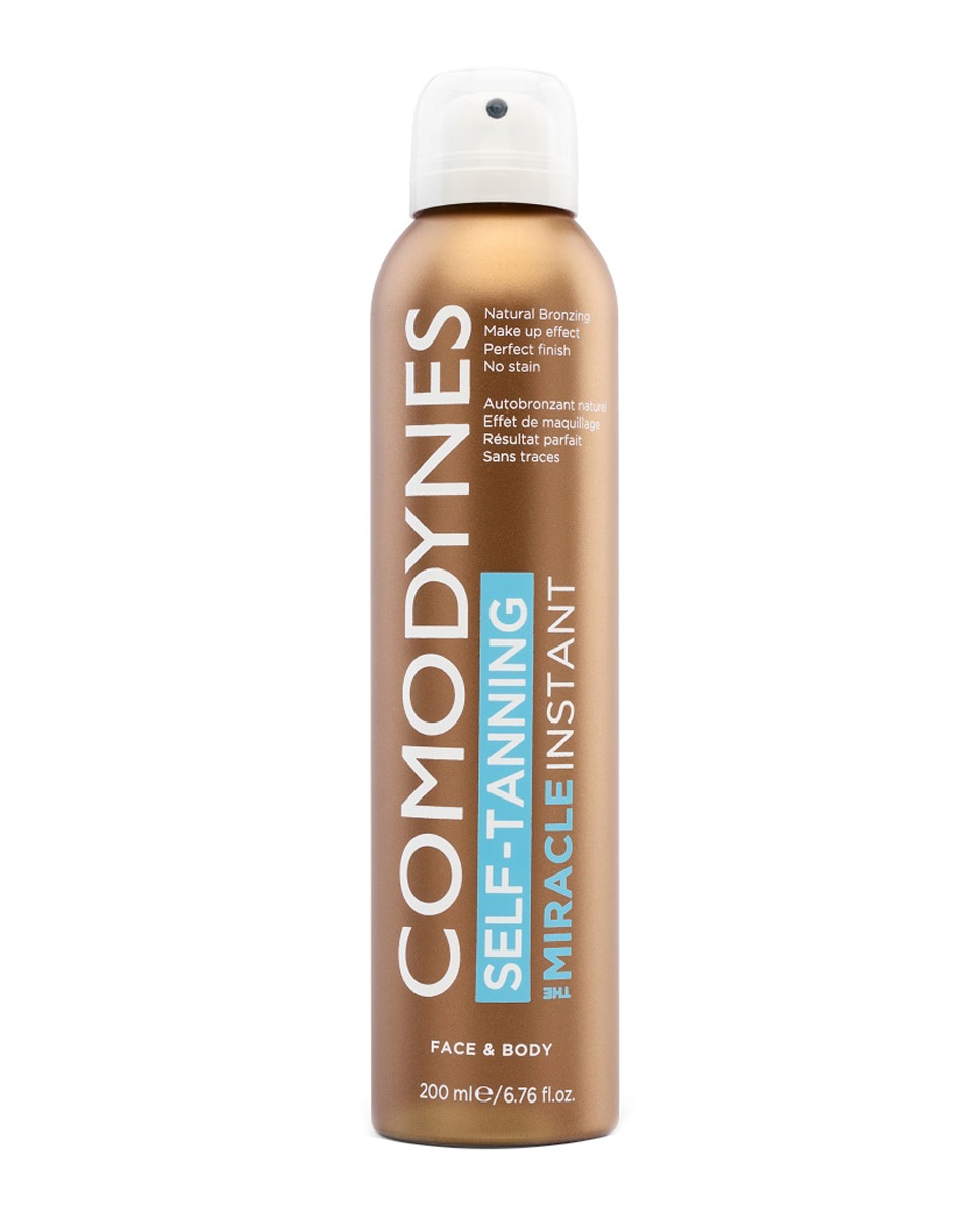 Spray Autobronceador con efecto maquillaje Miracle Instant Tanning Comodynes - 200 ml 1