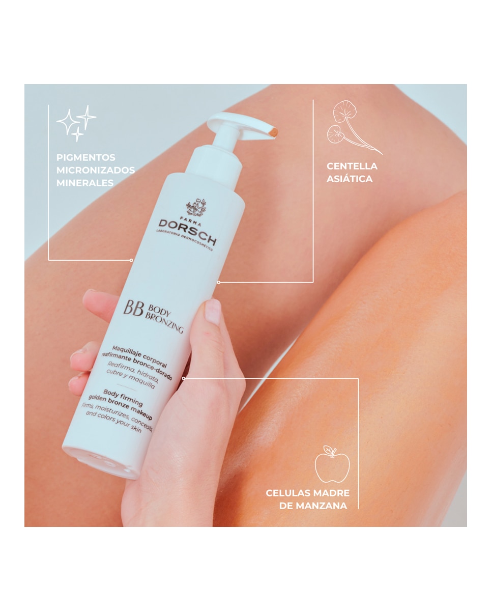 Maquillaje corporal BB Body Bronzing Farma Dorsch - 200 ml 4