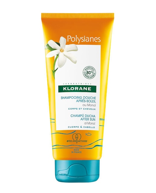 Imagen 0 de Champú Ducha Aftersun Cabello & Cuerepo Al Monoï 200 ml Klorane