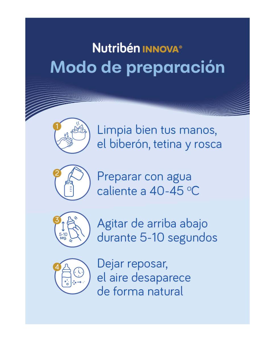 Leche infantil Innova 2 Nutribén - 800 g 4