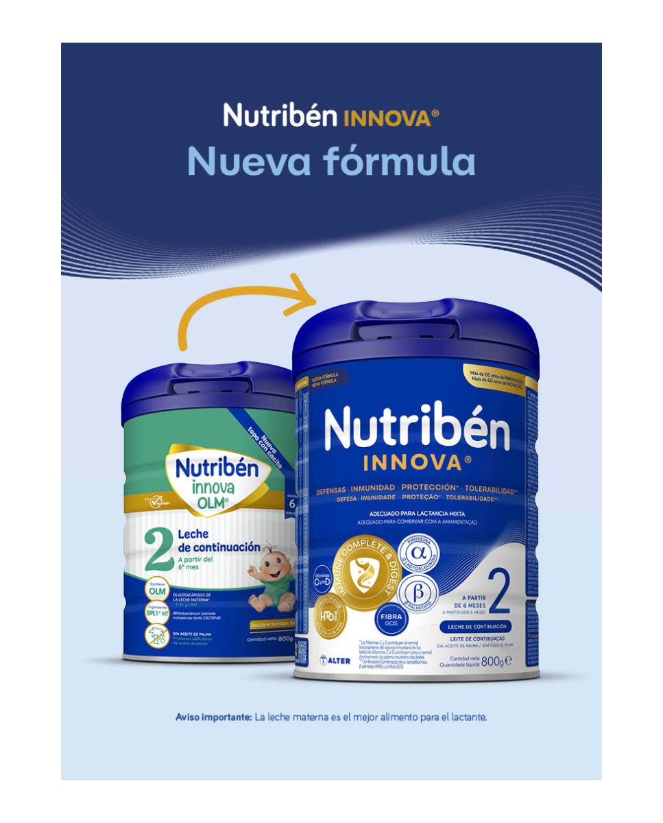 Leche infantil Innova 2 Nutribén - 800 g 5