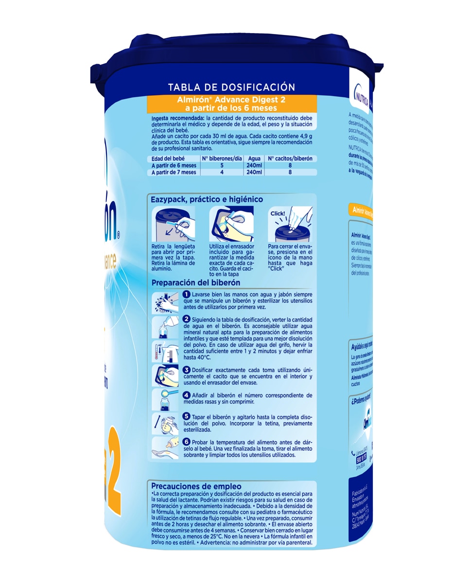 Leche de fórmula Digest 2 Almirón Advance - 800 g 4