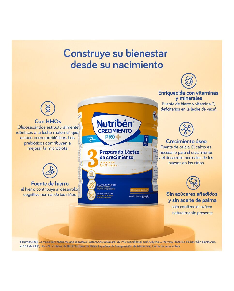 Leche de Crecimiento 3 Nutribén® - 800 g 4
