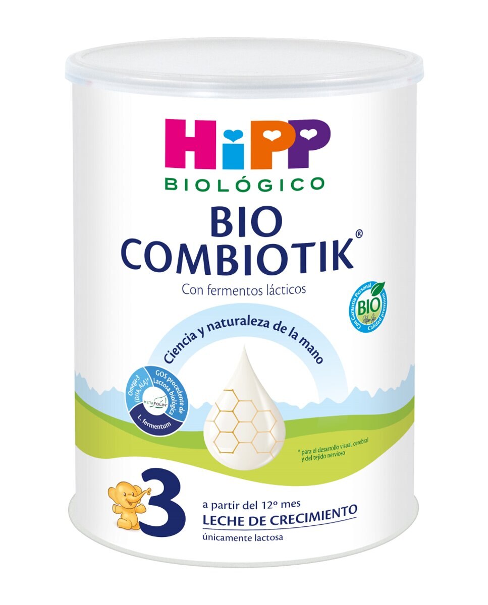 Imagen 0 de Leche Hipp Biologico Combiotik 3 800 g (Crecimiento) Hipp