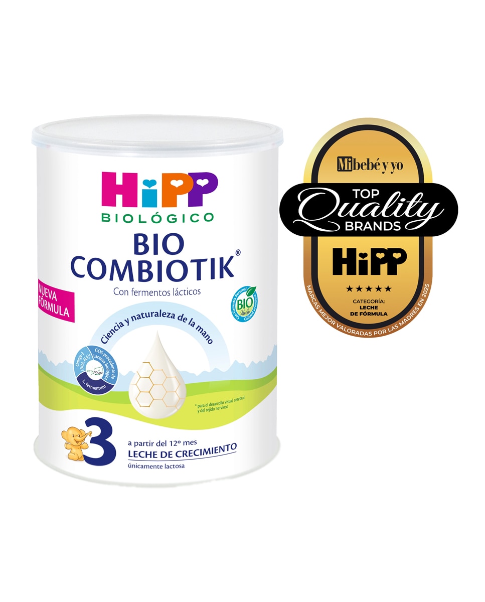 Leche Hipp Biologico Combiotik 3 800 g (Crecimiento) Hipp - 800 g 2