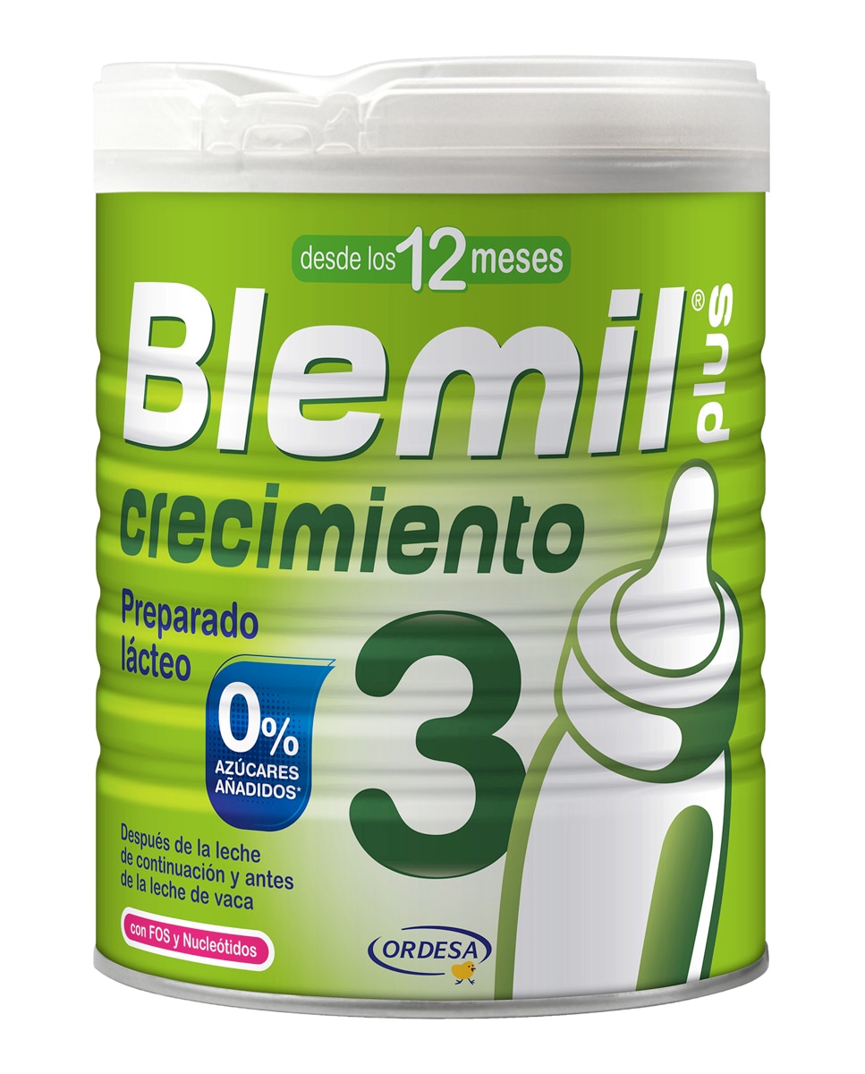 Blemil - Leche Crecimiento Blemil Plus 3 Crecimiento 0% Azúcares 800 g Blemil.