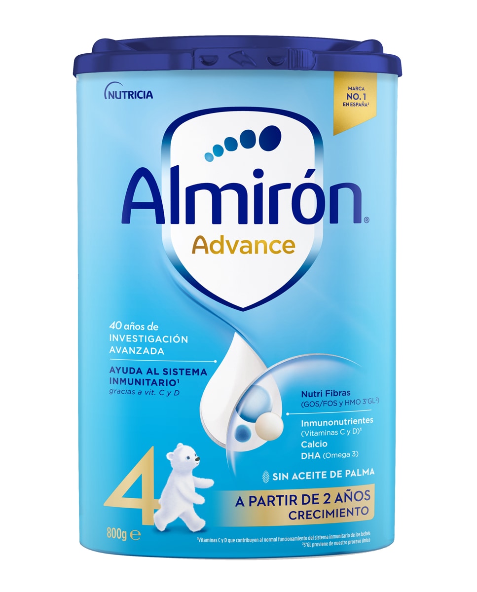 Leche infantil de crecimiento desde 2 años en polvo 800 g Almirón Advance 4 1
