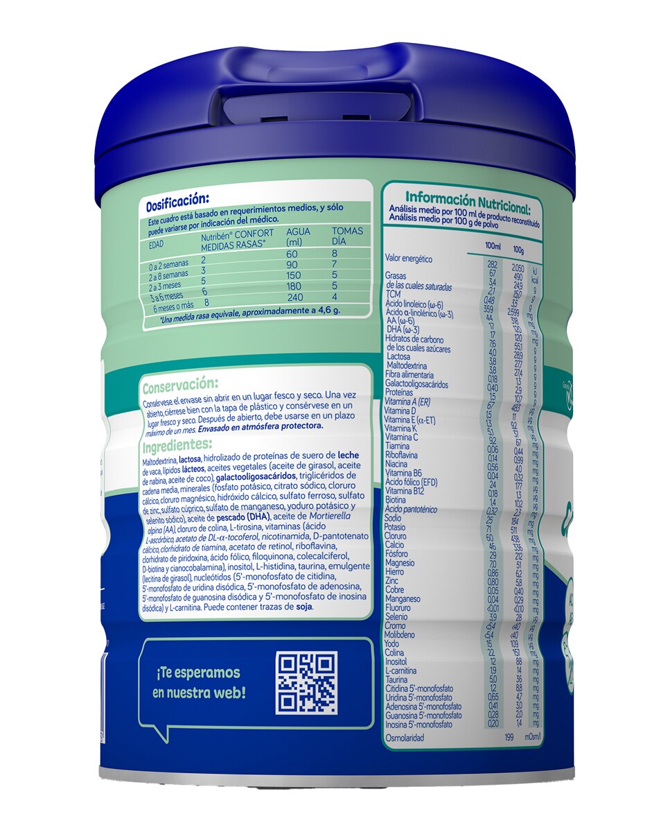 Leche de inicio Confort 1 Nutribén® 800 gr - 800 g 3
