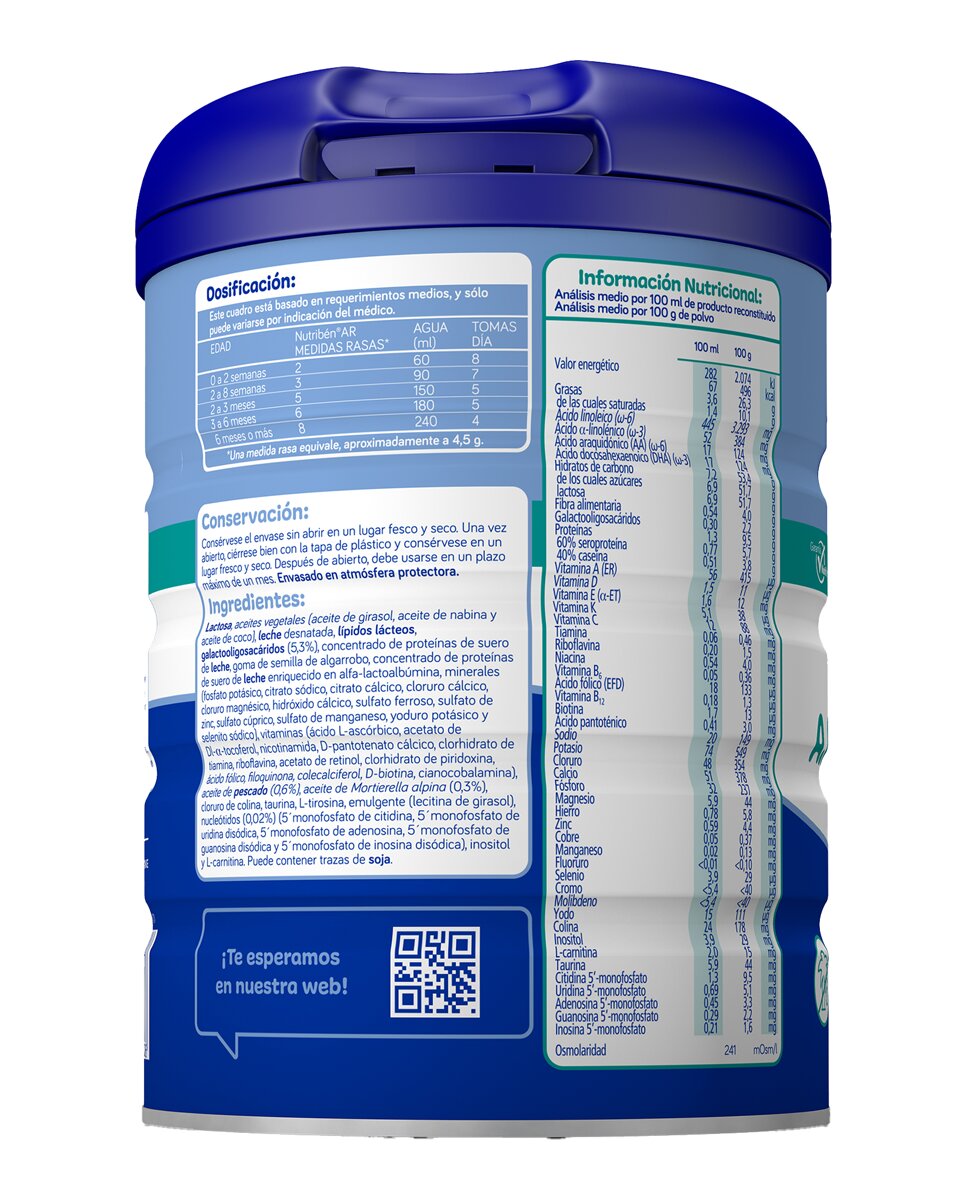 Leche de inicio A.R Nutribén® 800 gr - 800 g 2